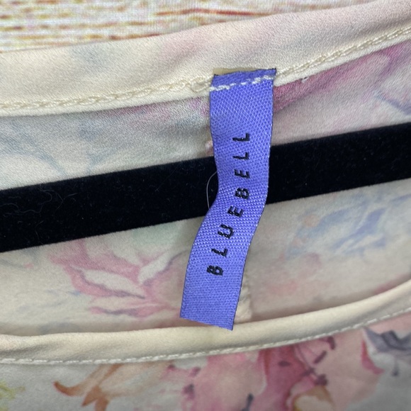 Bluebell Top Nude Floral Blouse for Women - Picture 3 of 5